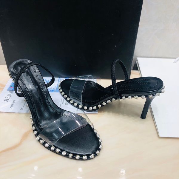 sandals designer luxury high-heeled sandals the original mould diamond decoration fashion and confortable feeling with size 34-40, Black
sandals designer luxury high-heeled sandals the original mould diamond decoration fashion and confortable feeling with size 34-40, Black