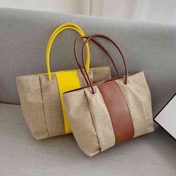evening bags handbads high capacity for women 2022 casual canvas handbag designer patchwork travel shoulder 220416
evening bags handbads high capacity for women 2022 casual canvas handbag designer patchwork travel shoulder 220416