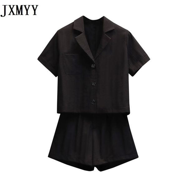 summer short-sleeved shorts thin section fashion casual drape temperament cardigan two-piece suit elegant women's suit 210412, White
summer short-sleeved shorts thin section fashion casual drape temperament cardigan two-piece suit elegant women's suit 210412, White