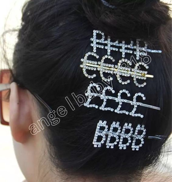 silver gold color bling bling rhinestone diamond hair pin clips alphabet letter crystal bobby pin hairclip girls lady hairpins headdress hai, Slivery;white
silver gold color bling bling rhinestone diamond hair pin clips alphabet letter crystal bobby pin hairclip girls lady hairpins headdress hai, Slivery;white