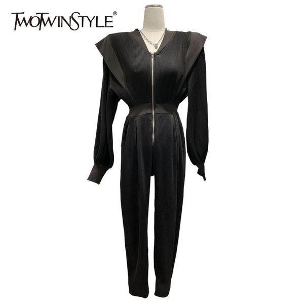 solid casual jumpsuit for women v neck long sleeve high waist minimalist jumpsuits female fashion clothing 210423, Black;white
solid casual jumpsuit for women v neck long sleeve high waist minimalist jumpsuits female fashion clothing 210423, Black;white