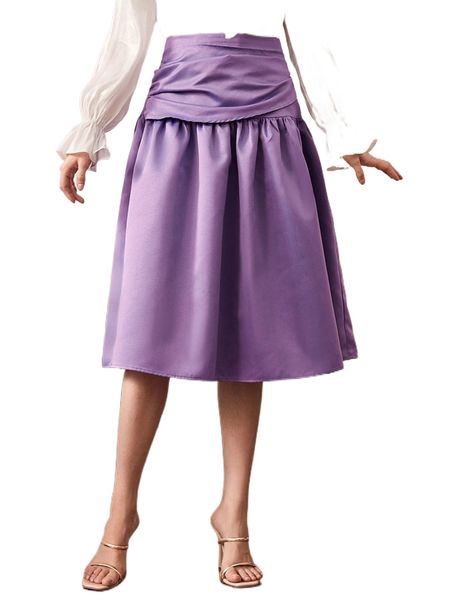 high waist zipper back skirt v30n#, Black
high waist zipper back skirt v30n#, Black