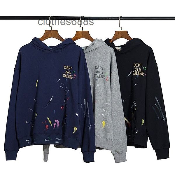 brand men's hoodies gallerydept t-shirts mens sweaters designer high version fashion brand splash color painting high street hooded loo, Black
brand men's hoodies gallerydept t-shirts mens sweaters designer high version fashion brand splash color painting high street hooded loo, Black