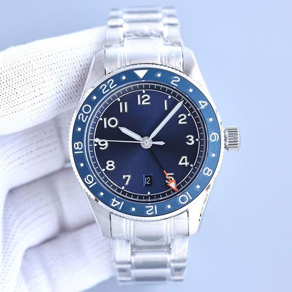 mens watch fully automatic mechanical watches 42mm sapphire mirror stainless steel strap wristwatch, Slivery;brown
mens watch fully automatic mechanical watches 42mm sapphire mirror stainless steel strap wristwatch, Slivery;brown