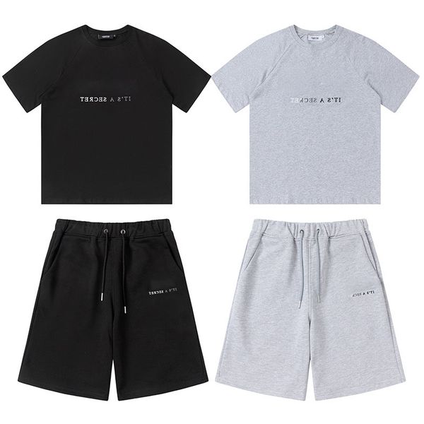 2022 designer mens tracksuits short sleeve casual sportswear clothes and pants set rainbow towel embroidery 2-piece new running training sui, Gray
2022 designer mens tracksuits short sleeve casual sportswear clothes and pants set rainbow towel embroidery 2-piece new running training sui, Gray