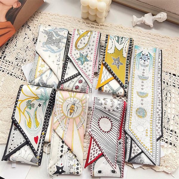 classic houndstooth tarot silk small ribbon mulberry silk long scarf hair band bag strap big brand, Blue;gray
classic houndstooth tarot silk small ribbon mulberry silk long scarf hair band bag strap big brand, Blue;gray