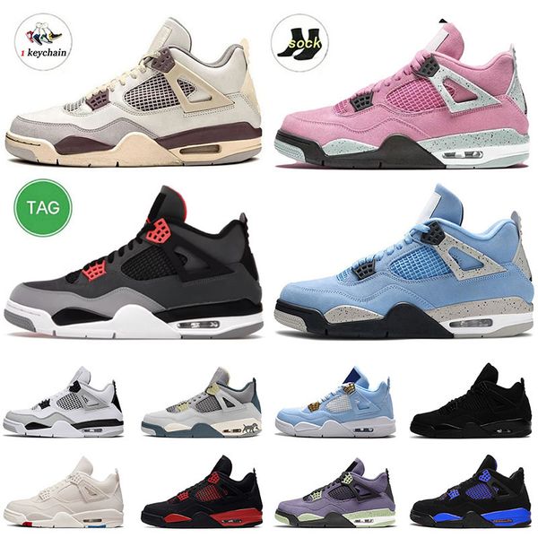 designer 4s sneakers jumpman 4 mens women tech basketball shoes with socks offs white sail craft military black cat royal bred canvas unc
designer 4s sneakers jumpman 4 mens women tech basketball shoes with socks offs white sail craft military black cat royal bred canvas unc