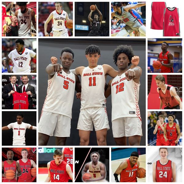 2022 ncaa custom ball state card inals stitched basketball jersey 11 basheer jihad 12 jaylin sellers 13 kani acree 14 mickey pearson jr. 23, Black
2022 ncaa custom ball state card inals stitched basketball jersey 11 basheer jihad 12 jaylin sellers 13 kani acree 14 mickey pearson jr. 23, Black