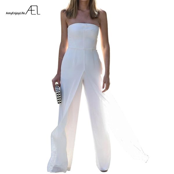 ael strapless bra chiffon loose wide leg jumpsuits 2017 summer ladies elegant slim bodysuit rompers fashion clothing t200701, Black;white
ael strapless bra chiffon loose wide leg jumpsuits 2017 summer ladies elegant slim bodysuit rompers fashion clothing t200701, Black;white
