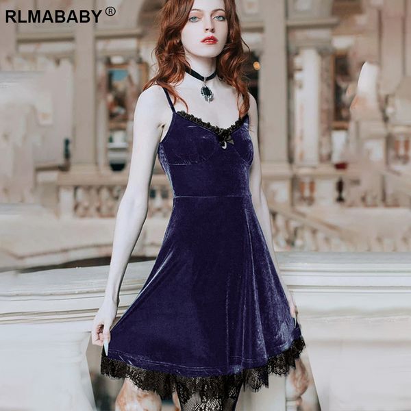 velvet lace patchwork women mini bodycon camisole dress elegant party slim solid sleeveless backless short pleated dress, Black;gray
velvet lace patchwork women mini bodycon camisole dress elegant party slim solid sleeveless backless short pleated dress, Black;gray