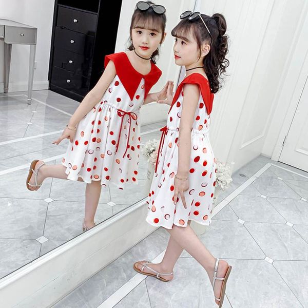 girl's dresses girl dot pattern girls summer dress kids turn down collar party child patchwork children's costumes for, Red;yellow
girl's dresses girl dot pattern girls summer dress kids turn down collar party child patchwork children's costumes for, Red;yellow