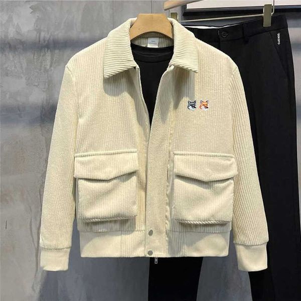 men's jackets 2022 new street fashion retro casual autumn winter men coat luxury brand fox head embroidery loose y2302, Black;brown
men's jackets 2022 new street fashion retro casual autumn winter men coat luxury brand fox head embroidery loose y2302, Black;brown