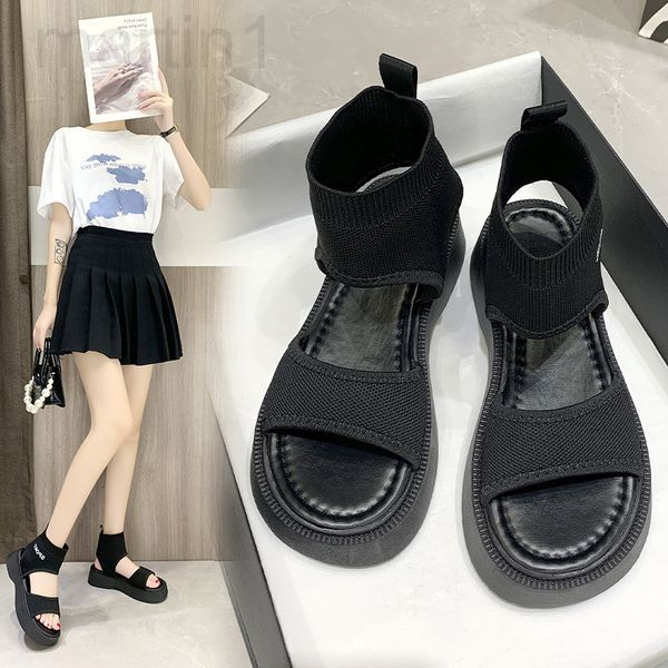 sandals designer flying woven sports sandals 2022 summer new fairy style medium heel muffin flat bottom light beach shoeshav9, Black
sandals designer flying woven sports sandals 2022 summer new fairy style medium heel muffin flat bottom light beach shoeshav9, Black