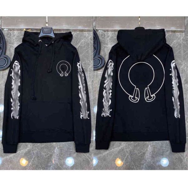 loose mens fashion sweatshirts classic brand ch designer hoodie horseshoe sanskrit print luxury zipper jacket pullover hooded coat women sw, Black
loose mens fashion sweatshirts classic brand ch designer hoodie horseshoe sanskrit print luxury zipper jacket pullover hooded coat women sw, Black