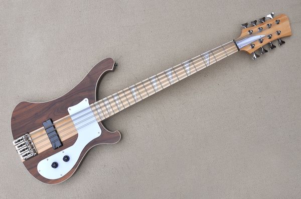 factory custom brown walnut electric bass guitar with 8 string maple fretboard neck-thru-body chrome hardwares can be customized
factory custom brown walnut electric bass guitar with 8 string maple fretboard neck-thru-body chrome hardwares can be customized