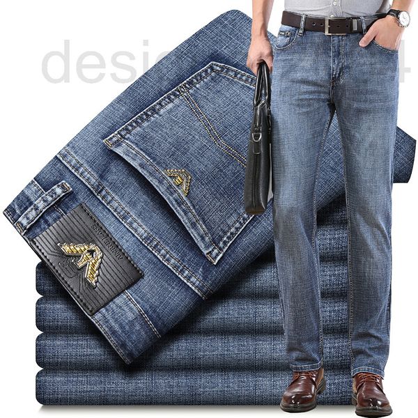 men's jeans designer 2022 spring thin brand jeans men's loose straight waist casual pants kh53, Blue
men's jeans designer 2022 spring thin brand jeans men's loose straight waist casual pants kh53, Blue