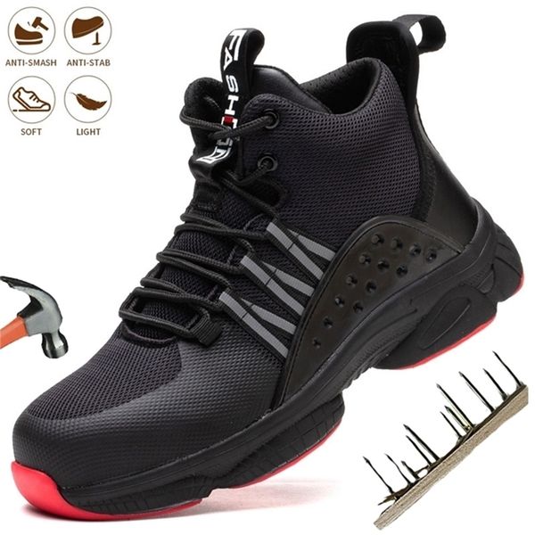men lightweight safety shoes steel toe cap breathable construction shoes work sneakers steel toe men shoes anti-smash work boots 220628, Black;brown
men lightweight safety shoes steel toe cap breathable construction shoes work sneakers steel toe men shoes anti-smash work boots 220628, Black;brown