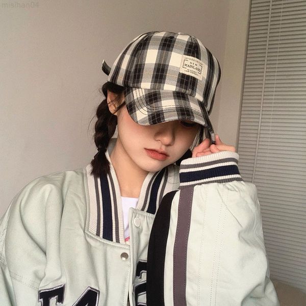 lattice baseball cap 2022 korea new fashion retro plaid sun visor caps cotton snapback hat for men women streetwear trucker hats y220716, Blue;gray
lattice baseball cap 2022 korea new fashion retro plaid sun visor caps cotton snapback hat for men women streetwear trucker hats y220716, Blue;gray