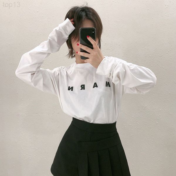 women's t-shirt designer mr2022 spring new round neck long sleeve base letter printing versatile casual loose t-shirt fashion gx2798 wf, White
women's t-shirt designer mr2022 spring new round neck long sleeve base letter printing versatile casual loose t-shirt fashion gx2798 wf, White