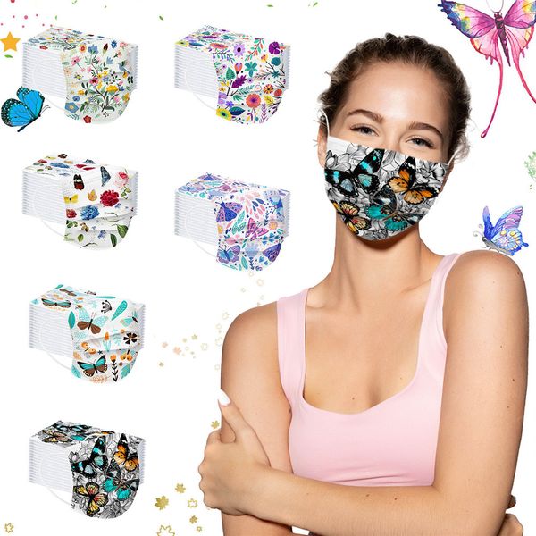 disposable face masks breathable butterfly flower pattern 3-ply non-woven cup dust masks with elastic earloop for adults men women daily use
disposable face masks breathable butterfly flower pattern 3-ply non-woven cup dust masks with elastic earloop for adults men women daily use