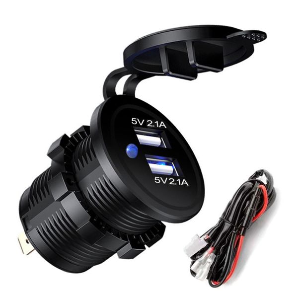 3.1a 4.2a dual usb car charger socket waterproof 12v-24v car cigarette lighter power outlet for car motorcycle marine boat
3.1a 4.2a dual usb car charger socket waterproof 12v-24v car cigarette lighter power outlet for car motorcycle marine boat