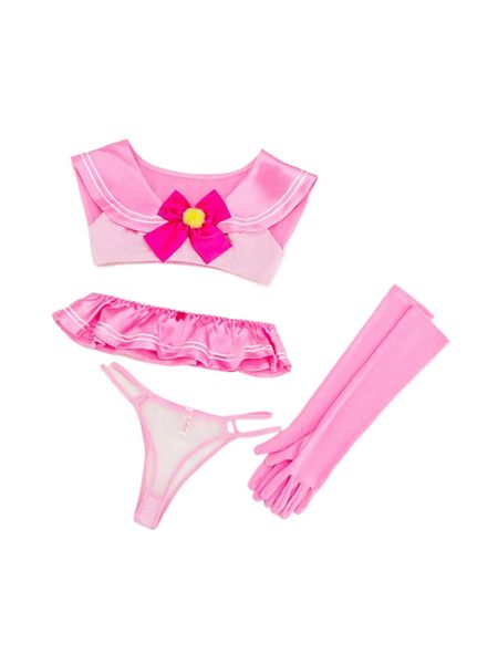 romwe kawaii 5pack big bow decor lingerie set 17z6#, Black;red
romwe kawaii 5pack big bow decor lingerie set 17z6#, Black;red