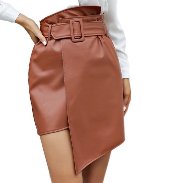 skirts foridol faux leather pu asymetrical skirt women high waist mini khaki bottoms 2022 autumn winter office ladies, Black
skirts foridol faux leather pu asymetrical skirt women high waist mini khaki bottoms 2022 autumn winter office ladies, Black