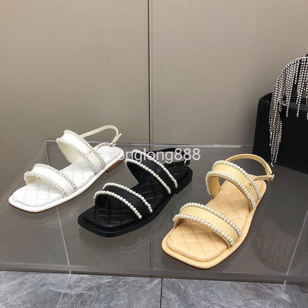 dress shoes high end quality xiaoxiangfeng early spring sandals women's leather pearl lingge square head flat roman shoes, Black
dress shoes high end quality xiaoxiangfeng early spring sandals women's leather pearl lingge square head flat roman shoes, Black