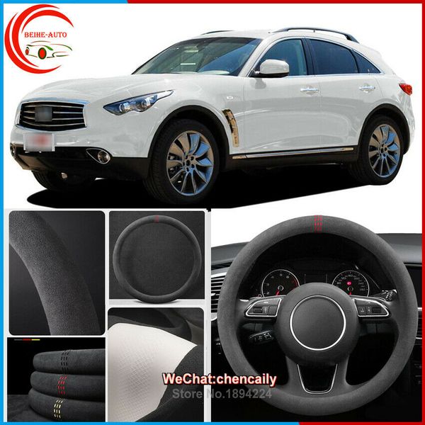 for infiniti fx35 black alcantara car steering wheel cover 4 seasons suede case
for infiniti fx35 black alcantara car steering wheel cover 4 seasons suede case