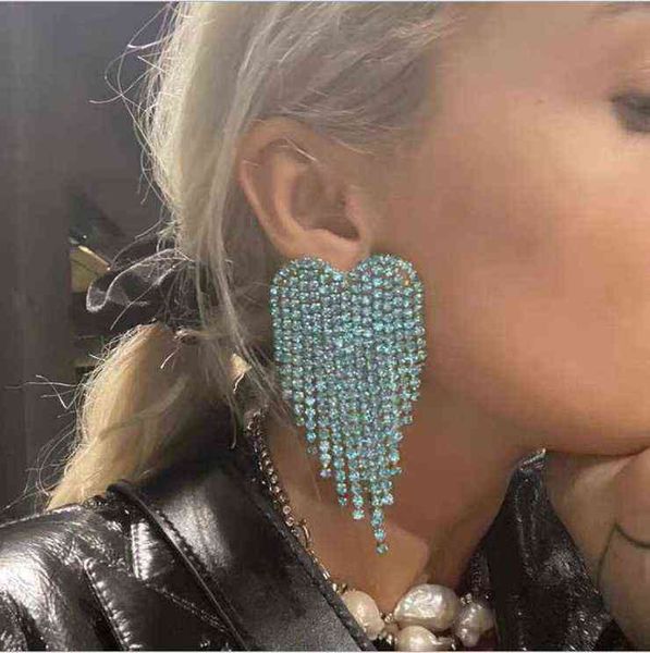 dangle 2022 new fashion pink blue rhinestone tassel earrings female large claw necklace long jewelry girl 220713, Silver
dangle 2022 new fashion pink blue rhinestone tassel earrings female large claw necklace long jewelry girl 220713, Silver