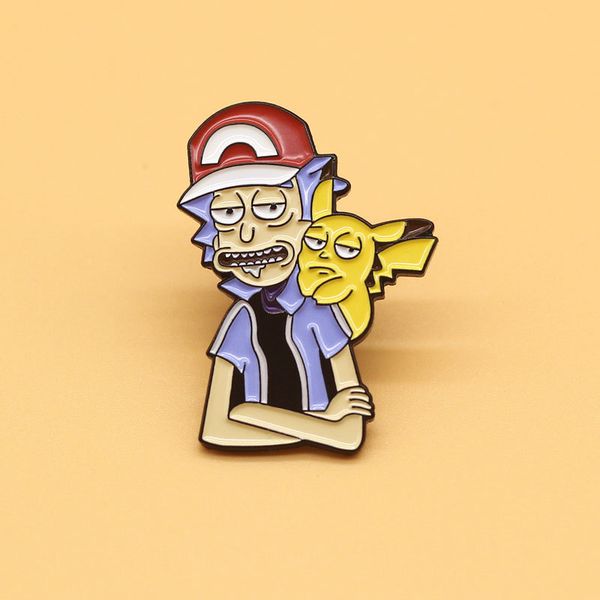 cute cartoon rick brooch pickup anime metal badge pin gift for good friends all-match jewelry, Blue
cute cartoon rick brooch pickup anime metal badge pin gift for good friends all-match jewelry, Blue