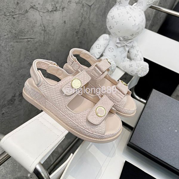 sandals high end quality small fragrance magic patch sandals women's gold coin leather open toe beach roman shoes, Black
sandals high end quality small fragrance magic patch sandals women's gold coin leather open toe beach roman shoes, Black