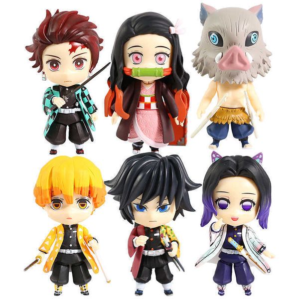 huiya01 demon slayer kamado tanjirou nezuko hashibira inosuke agatsuma zenitsu tomioka giyuu kochou shinobu pvc action figures toys q0622
huiya01 demon slayer kamado tanjirou nezuko hashibira inosuke agatsuma zenitsu tomioka giyuu kochou shinobu pvc action figures toys q0622