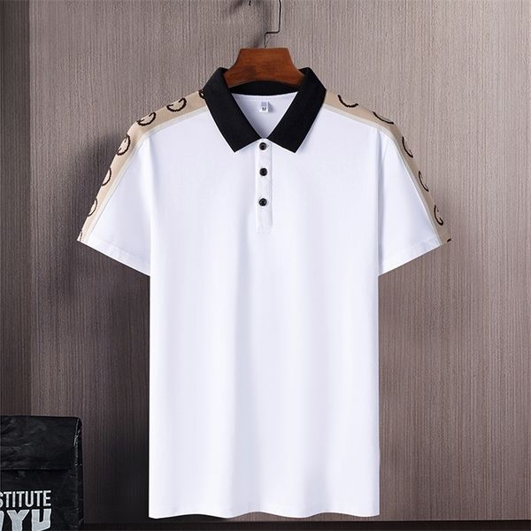 korea style solid brand fashion black white polo shirts short sleeve men s summer breathable tee oversize 6xl 7xl 8xl 220719, White;black
korea style solid brand fashion black white polo shirts short sleeve men s summer breathable tee oversize 6xl 7xl 8xl 220719, White;black