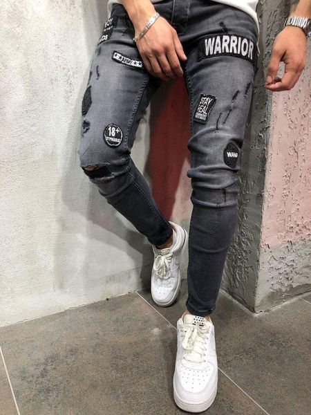 men's jeans 2022 est men's ripped denim vintage distressed hole ankle length pencil pants slim trousers biker cowboy beggar, Blue
men's jeans 2022 est men's ripped denim vintage distressed hole ankle length pencil pants slim trousers biker cowboy beggar, Blue