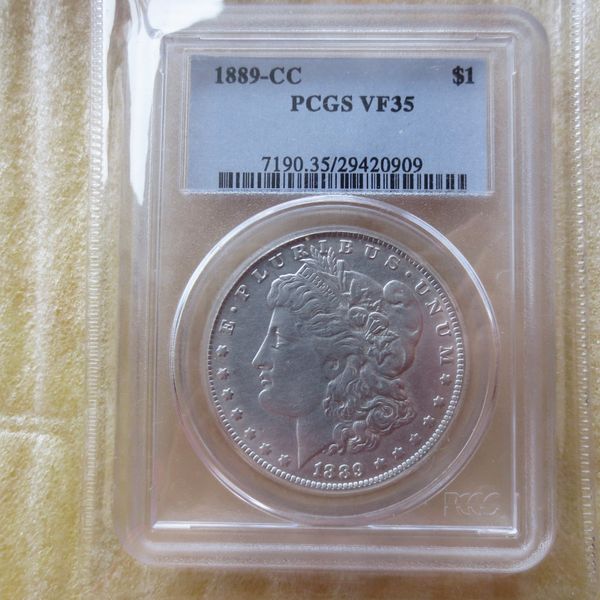 us coin 1889cc vf35 morgan dollar craft silver coins currency senior transparent box
us coin 1889cc vf35 morgan dollar craft silver coins currency senior transparent box