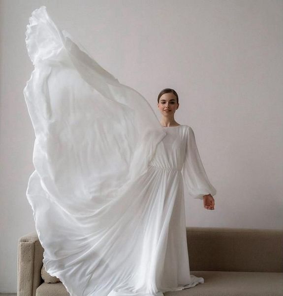 white chiffon scoop long sleeves a-line wedding dresses 2022 chapel train custom made bridal gowns vestidos de noiva simple
white chiffon scoop long sleeves a-line wedding dresses 2022 chapel train custom made bridal gowns vestidos de noiva simple