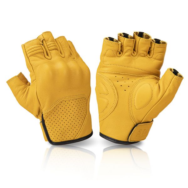 goat skin leather motorcycle gloves half finger soft wear resistant sheepskin men summer women 220812, Blue;gray
goat skin leather motorcycle gloves half finger soft wear resistant sheepskin men summer women 220812, Blue;gray