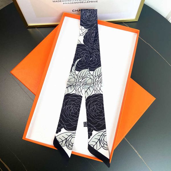 large brand pink printed scarf strap bag black white female silk scarf bandana long scarves bag accessories tape, Blue;gray
large brand pink printed scarf strap bag black white female silk scarf bandana long scarves bag accessories tape, Blue;gray