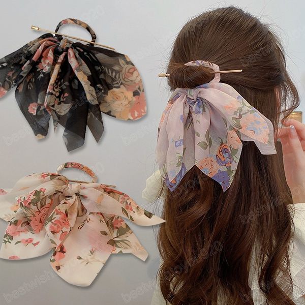 fashion metal hair sticks for women silk scarf hairpin elegant temperament bow hairband girls hair bun headwear hair accessories, Golden;silver
fashion metal hair sticks for women silk scarf hairpin elegant temperament bow hairband girls hair bun headwear hair accessories, Golden;silver