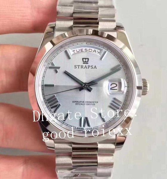 men's luxury watches automatic cal.3255 men light blue diagonal motif dial day time date 228206 watch platinum n steel factory wristwat, Slivery;brown
men's luxury watches automatic cal.3255 men light blue diagonal motif dial day time date 228206 watch platinum n steel factory wristwat, Slivery;brown