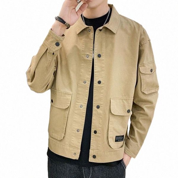 men's jackets bomber jacket casual clothes korean fashion safari style multi-pocket 2021 autumn oversized coat w5ib#, Black;brown
men's jackets bomber jacket casual clothes korean fashion safari style multi-pocket 2021 autumn oversized coat w5ib#, Black;brown