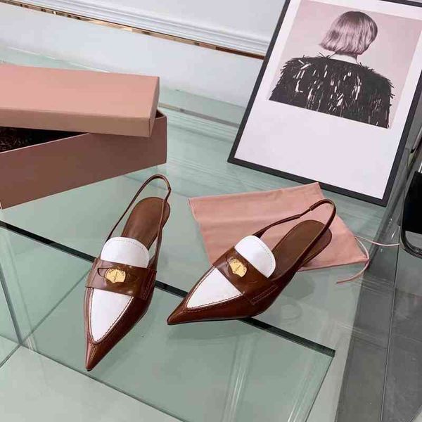 vintage leather women's sandals sandals pointed toe kitten high heels back lace up metal decoration summer series, Black
vintage leather women's sandals sandals pointed toe kitten high heels back lace up metal decoration summer series, Black