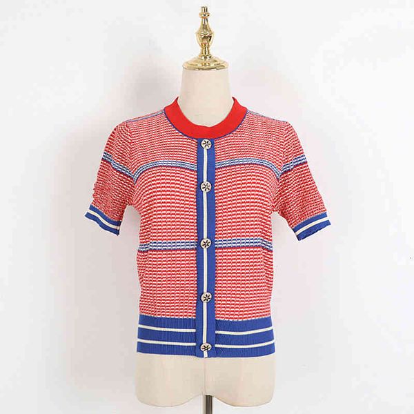 women's knits & tees exotic girl style contrast color cardigan 2022 early spring and summer striped single breasted niche sweater p8w8, White
women's knits & tees exotic girl style contrast color cardigan 2022 early spring and summer striped single breasted niche sweater p8w8, White