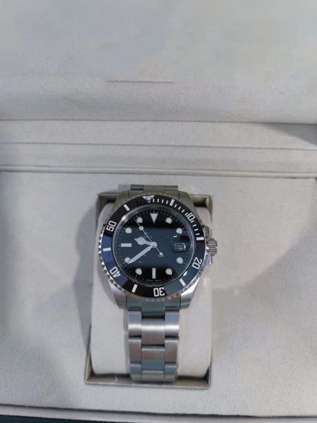 with original box men watch quality ceramic bezel 40mm automatic mechanical gliding buckle watches sport wristwatch waterproof luminous orol, Slivery;brown
with original box men watch quality ceramic bezel 40mm automatic mechanical gliding buckle watches sport wristwatch waterproof luminous orol, Slivery;brown