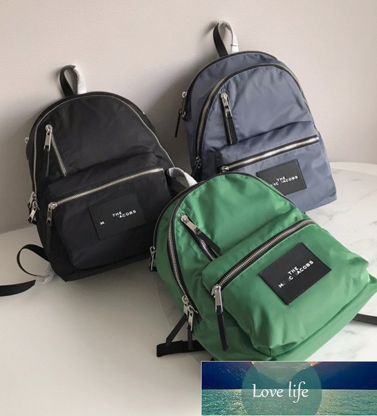 backpack leisure schoolbag letters nylon with leather waterproof european and american fashion women bag factory price with logo
backpack leisure schoolbag letters nylon with leather waterproof european and american fashion women bag factory price with logo