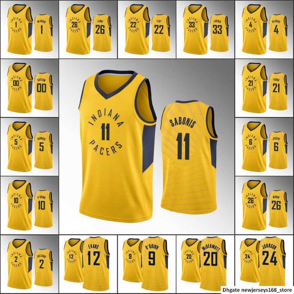 screen print 75th indiana pacers''men t.j. warren victor oladipo domantas sabonis malcolm brogdon statement gold custom jersey, Black
screen print 75th indiana pacers''men t.j. warren victor oladipo domantas sabonis malcolm brogdon statement gold custom jersey, Black