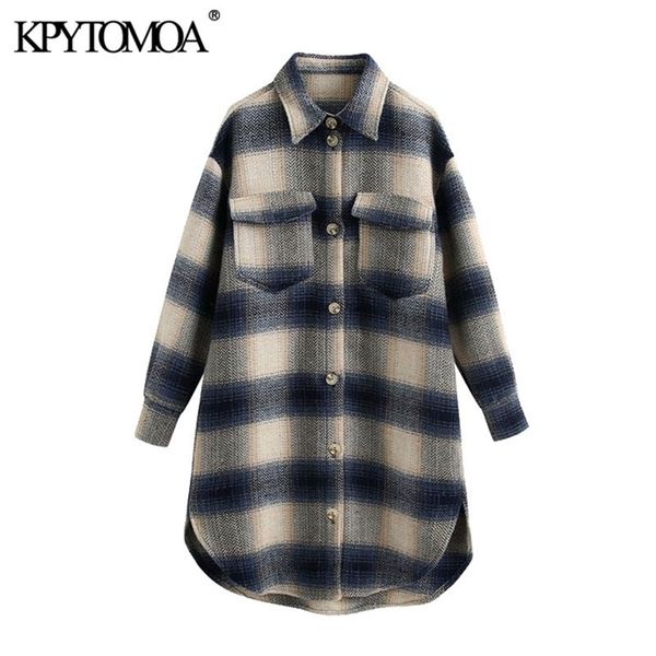 kpytomoa women fashion with pockets oversized plaid jacket coat vintage long sleeve side vents female outerwear chic 201112, Black
kpytomoa women fashion with pockets oversized plaid jacket coat vintage long sleeve side vents female outerwear chic 201112, Black