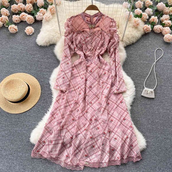 casual dresses spring 2022 design sense plaid floral cheongsam collar detachable chain lace waist a-shaped dress fashion qbjq, Black;gray
casual dresses spring 2022 design sense plaid floral cheongsam collar detachable chain lace waist a-shaped dress fashion qbjq, Black;gray