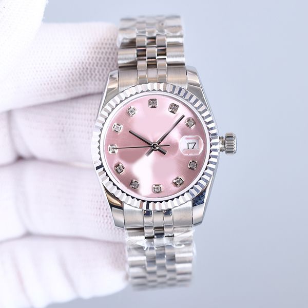 31/28mm women's watches automatic machine 41/36mm men's watch 904l stainless steel strap with diamond sapphire mirror dial folding, Slivery;brown
31/28mm women's watches automatic machine 41/36mm men's watch 904l stainless steel strap with diamond sapphire mirror dial folding, Slivery;brown